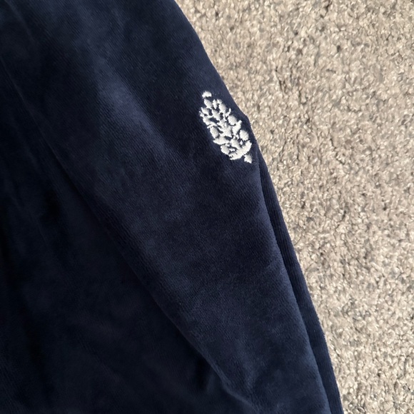 NWT FP Movement by Free People Velour Momentum Pants ~ Navy - Picture 6 of 13